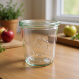 Weck Classic Cylinder Preserving Jars with Air Tight <b>Glass</b> Lid 6 Pack Storage <b>Containers</b> - Product Image 3