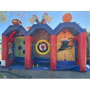 Zhenmei เป้าฟุตบอลเป่าลมได้สนามฟุตบอลของเล่นสำหรับยิงกีฬาสำหรับเกมฟุตบอลสโมสร - Product Image 6