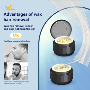Chauffe-cire mini 3-en-1 Easy-Clean pour l'épilation du nez, des oreilles et des sourcils avec chauffage électrique portable - Product Image 4