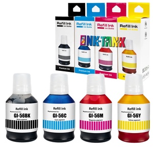 INK-TANK GI-56 GI 56 GI56 Bouteille d'<span class=keywords><strong>encre</strong></span> de recharge à base d'eau de couleur compatible Premium pour imprimante <span class=keywords><strong>Canon</strong></span> <span class=keywords><strong>GX6050</strong></span> GX7050 - Product Image 1