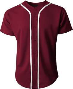 Camiseta de béisbol Unisex personalizada de fábrica Tontons de talla grande de secado rápido Anti-UV ligero transpirable Pro Fit uniforme camisa nombre - Product Image 1