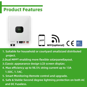 Sistema fotovoltaico de 5KW, 10KW, 15KW, 20KW, fuera de la red, Kit de panel solar de red, sistema de energía solar trifásico para casa comercial - Product Image 6