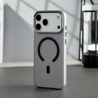 JOYPORODO B352 Coque magnétique tendance en PC mat antichoc pour iPhone 12 13 14 15 16 17 Pro Max, vente en gros pour Samsung