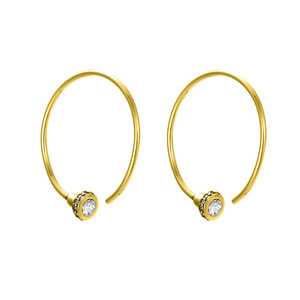 Pendientes de Aro de Acero Inoxidable EManco, Geometría Moderna, Joyería Ligera de Lujo para Mujer - Product Image 5