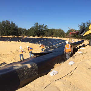 Bâche en PEHD de haute qualité pour <span class=keywords><strong>bassin</strong></span>, membrane imperméable et hydrofuge, pour lagons industriels et bassins à carpes Koï - Product Image 2