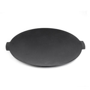 Ensemble de barbecue d'extérieur en <span class=keywords><strong>fonte</strong></span> pré-culottée avec plaque de cuisson ronde et foyer à charbon de bois pour le camping, lot de 2 - Product Image 2