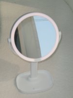 Miroir de maquillage LED rechargeable par USB Winway Wholesale, 3 couleurs, éclairage de bureau, commande tactile