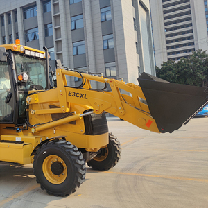 รถแบคโฮใหม่ 4x4 รถตักดิน เครื่องจักรกลงานดิน รถขุดตักไฮดรอลิกแบบล้อ สำหรับขาย - Product Image 3