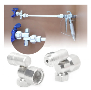 Grac 235486 Adaptador de junta giratoria de pistola de pintura sin aire de 180 grados con rosca de 7/8 pulgadas - Product Image 4