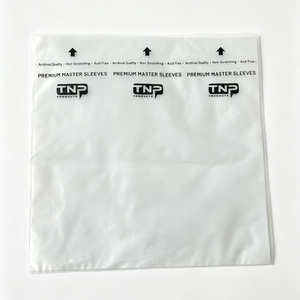 Manchons intérieurs pour disques vinyles de 7 pouces avec logo personnalisé imprimé, doublures en papier sans acide, manchons maîtres transparents pour disques vinyles - Product Image 1