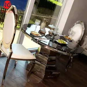 Роскошный большой белый обеденный стол Foshan, круглый обеденный стол, набор для столовой на 8 мест с высоким столиком для отдыха