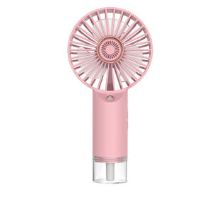 Portable 3-Speed Rechargeable Mini USB Fan Lithium Battery <b>Water</b> Mist <b>Spray</b> Humidify Function Portable Fan - Product Image 2