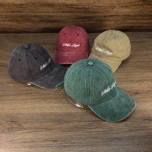 Mũ lưỡi trai cổ điển Blank Classic, chất liệu trơn, đã qua xử lý giặt mềm, thêu logo 3D tùy chỉnh, kiểu dáng cổ điển, gấp gọn được, thể thao, retro, mũ bóng chày, mũ tập gym dành cho nam - Product Image 2