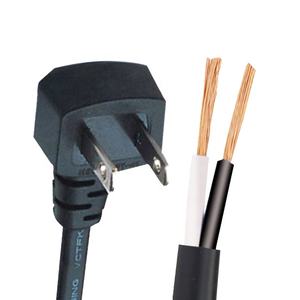 OEM 일본 PSE 2 핀 <span class=keywords><strong>AC</strong></span> 전기 플러그 전원 코드 연장 선 2X0.75mm2 조명 케이블 - Product Image 6