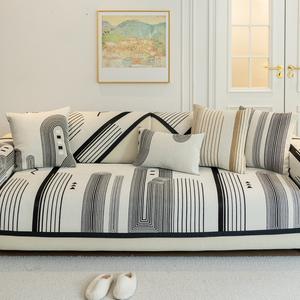 Универсальная легкая Роскошная диванная подушка из синели, четыре сезона, общая подушка для дивана, современный цвет, противоскользящий чехол для дивана - Product Image 2