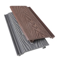 Panneaux muraux en WPC 3D gaufrés modernes, écologiques et imperméables pour la décoration des murs et plafonds extérieurs