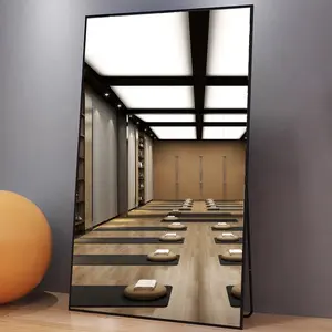 Iron Framed Full Body Mirror Photo Booth 2023 Wall Standing Mirror Oversized Big Floor Mirror