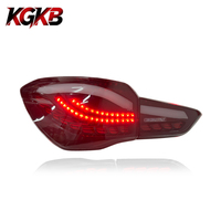 Feux arrière LED KGKB pour BMW X1 F48 F49 2016-2021, animation séquentielle effet écailles de dragon, clignotants dynamiques, paire, Plug & Play