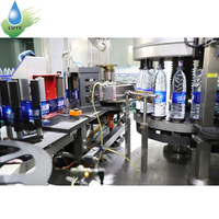 Machine d'étiquetage rotative automatique pour bouteilles d'eau, entièrement automatique, avec colle thermofusible, étiqueteuse de film OPP, SUS304, 15000 bph