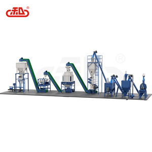 Molino de alimentos para aves de corral 1-5 toneladas por hora Diseño horizontal Línea completa de producción de alimentos para pellets - Product Image 4