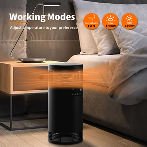 CTUVus RoHS 1000W/1500W ECO Timer Chambre à coucher Salon Élément chauffant en céramique Chauffage électrique de la tour de l'armoire avec poignée - Product Image 2