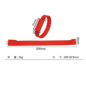 Clé USB 2.0 en silicone avec bracelet, 2 Go à 32 Go, neuve, garantie 1 an, Chine - Product Image 4