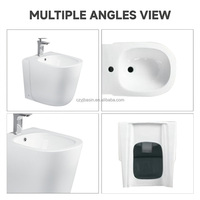 Bidet sur pied en céramique Yingjie 540x370x400mm pour hôpitaux, maisons de retraite et salles de bain sanitaires – Vente en gros directe usine