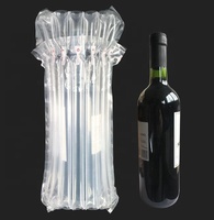 Film de coussin d'air gonflable personnalisé pour colonne d'air Film de coussin d'air à bulles Film de protection pour sac à vin 750ml