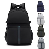 Sac à dos étudiant multifonctionnel grande capacité en nylon imperméable pour adolescents et hommes
