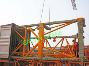 QTP63(TC5010) 4t Load 44m 50m Jib Length 40m 50m 60m Height Topless <strong>Tower</strong> <strong>Crane</strong> for Construction Site Mine Bridge Factory - Product Image 4