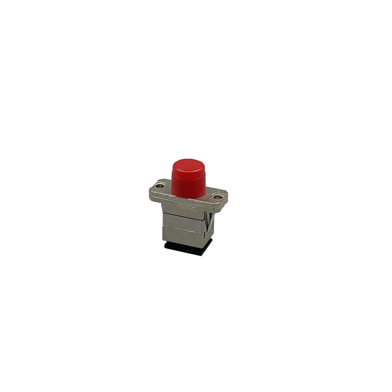 SC/UPC To ST/UPC Fiber Optic Adapter Singlemode Simplex Metal Fiber Coupler Red color