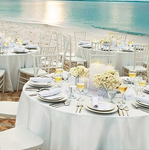 Waterproof Round Polyerter <b>Tablecloths</b> for Dining Room <b>Parties</b> Festive Celebrations & Gatherings-Oilproof & Waterproof Wholesale - Product Image 3