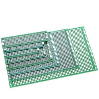 Scheda Circuito Stampato PCB a Doppia Faccia con Spray di Stagno, Olio Verde, Fibra di Vetro, Scheda Universale