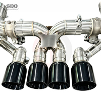 Échappement complet en acier inoxydable SDO Performance pour Chevrolet Corvette C8 Z06 5.5L 2023-2026 avec catalyseur haute performance et valve OEM