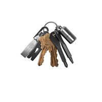 Portable Clés Anneau Croix et Slot Type Mini Tournevis Ensemble Clé Chaîne Inoxydable Tournevis De Poche Avec Porte-clés
