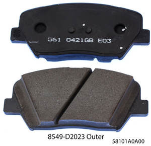 Fabricante de pastillas de freno personalizadas para <span class=keywords><strong>Volvo</strong></span> <span class=keywords><strong>Xc40</strong></span> Byd Gdb7889at Cla 45 Toyota 04465-02061 Jac T8 Maxus V80 Kia D774 - Product Image 5