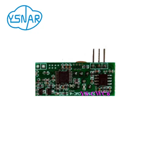 CWC6 ASK Module de commutation sans fil pour récepteur et tête d'émetteur, -110dbm 315Mhz 433.92MHz RX Module de commutation de télécommande