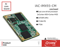 Système IMX93 sur module double canal MIPI-CSI LPDDR4 carte de développement Iot Soc Linux Ai de qualité industrielle