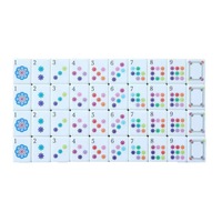 Mahjong américain de luxe en acrylique Magenta Double Tiger, idéal pour les jeux en plein air et les divertissements familiaux