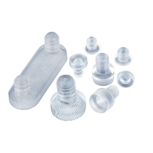 Shengyuan Furniture Felt Pad Transparent Plastic <b>Plug</b> Anti-Slip Shock Absorption For Screw Holes Drill Hole <b>Plugs</b> - Product Image 3