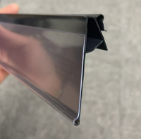 Porte-étiquettes de prix en PVC transparent pour rayonnages de supermarché, bande d'extrusion pour bordures d'étagères de magasin de détail