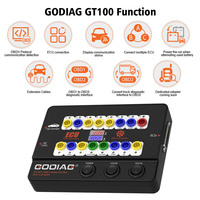 GODIAG GT100+ GT100 Pro Caja de Conexión OBDII de Nueva Generación con Pantalla Electrónica de Corriente