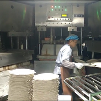Ligne de production de vaisselle jetable en bagasse de canne à sucre 3 TPD, solution clé en main (système de pulpage + machine de formage + pressage à chaud)