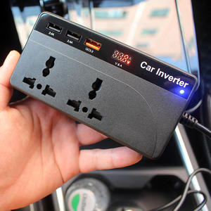 Affichage Led 3 Usb 1 Type-C Ports Chargeur Adaptateur <span class=keywords><strong>Convertisseur</strong></span> de <span class=keywords><strong>prise</strong></span> de <span class=keywords><strong>voiture</strong></span> Dc 12/24V à 230V Ac Onduleur de <span class=keywords><strong>voiture</strong></span> 200W Onduleur de <span class=keywords><strong>voiture</strong></span> - Product Image 4