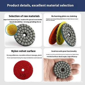 เครื่องบดมุมตัดกระเบื้องเซรามิก2นิ้วพร้อมชิ้นส่วนเกลียวบดแห้งและ<span class=keywords><strong>แผ่น</strong></span>ขัดสำหรับขัดหินควอตซ์ - Product Image 5