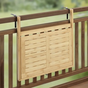 Tavolino da Balcone in Legno per Esterni, Design Moderno <span class=keywords><strong>Pieghevole</strong></span> e Portatile per il Tè del Pomeriggio - Product Image 6
