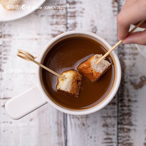 Juego <span class=keywords><strong>de</strong></span> Fondue <span class=keywords><strong>de</strong></span> cocina <span class=keywords><strong>de</strong></span> estilo nórdico con mango, Mini olla caliente para <span class=keywords><strong>mantequilla</strong></span> y queso, venta al por mayor - Product Image 3