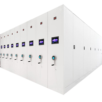 Système de rangement compactable mobile avec plus de 4 tiroirs pour dossiers plats et archivage de plans pour bureaux d'architecture