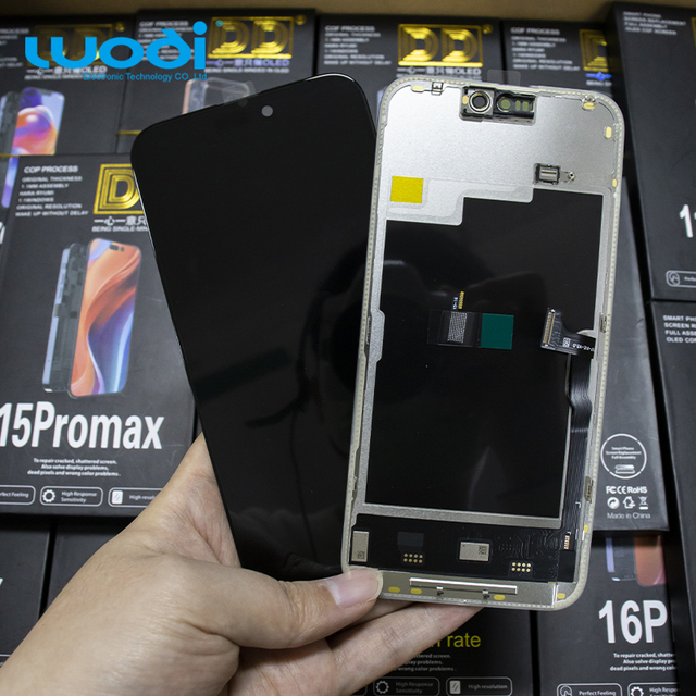 Wholesale DD Mobile Phone Lcds Display for Iphone 15 Pro Max Part Repair Replacement Full HD Touch Screen Digitizer Assembly
