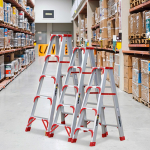 Đa chức năng một khung hợp kim nhôm gấp thang Kính thiên văn dày hai mặt cầu thang kỹ thuật bên ngoài ngoài trời - Product Image 1